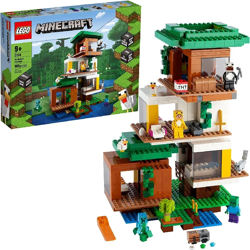 Building blocks for making greenhouse models LEGO MINECRAFT 21174 - The Modern Treehouse Building blocks for making greenhouse models LEGO MINECRAFT 21174 - The Modern Treehouse