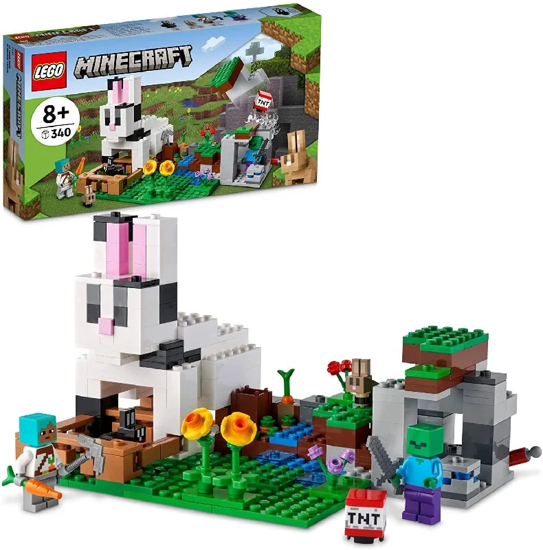 Building blocks for making swingset models​ LEGO MINECRAFT 21181 - The Rabbit Ranch
