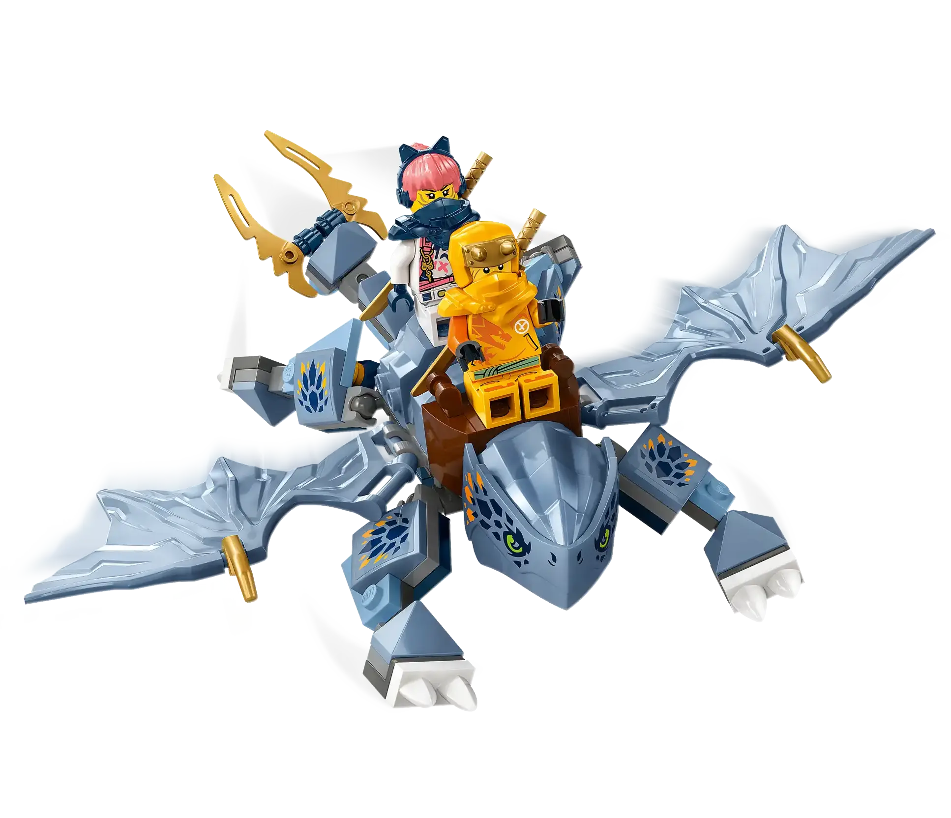 Building blocks with built - in lights for added visual appeal LEGO NINJAGO 71810 Young Dragon Riyu Building blocks with built - in lights for added visual appeal LEGO NINJAGO 71810 Young Dragon Riyu
