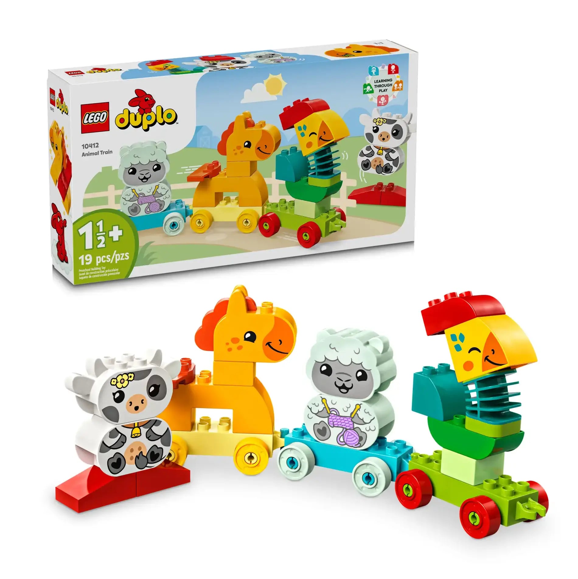 Building blocks for making superhero - lair models​ LEGO DUPLO 10412 Animal Train