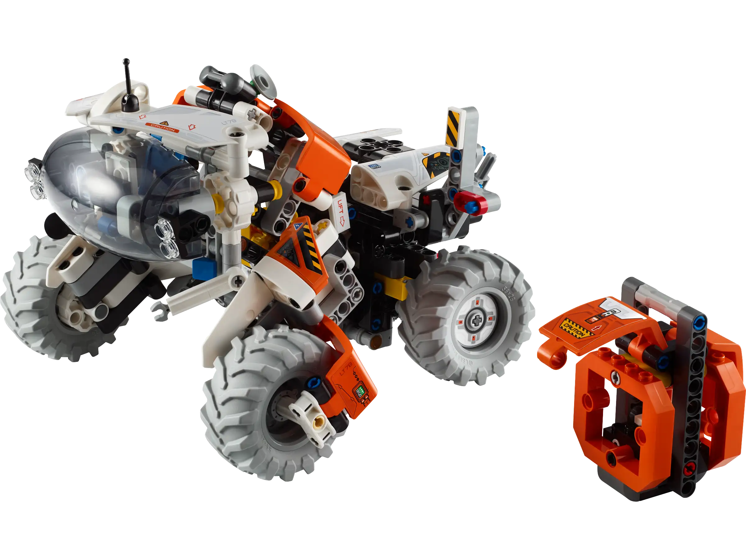 Building blocks for sensory play with different textures LEGO TECHNIC 42178 Surface Space Loader LT78 Building blocks for sensory play with different textures LEGO TECHNIC 42178 Surface Space Loader LT78