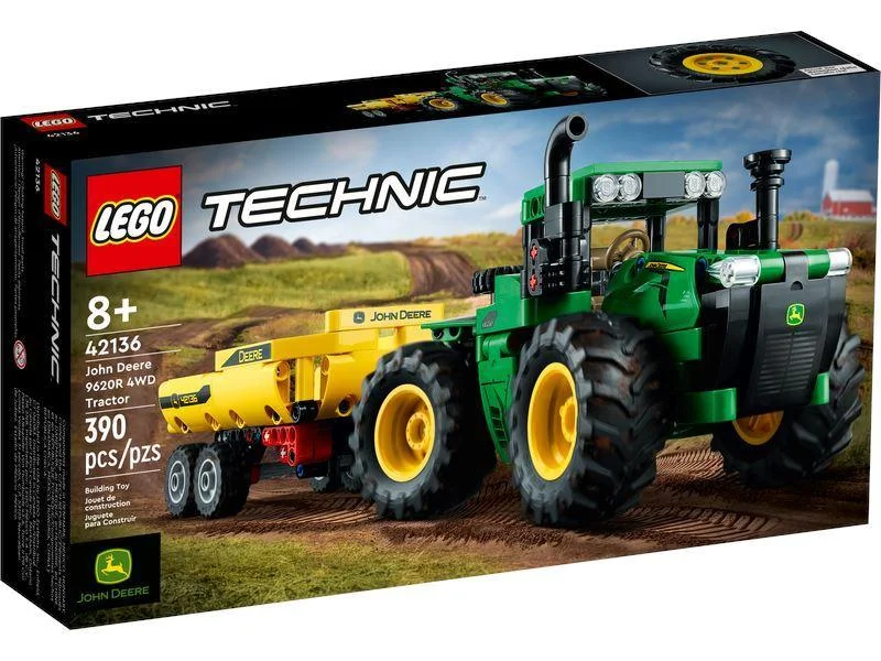 Building blocks for making roller - coaster models LEGO TECHNIC 42136 John Deere 9620R 4WD Tractor Building blocks for making roller - coaster models LEGO TECHNIC 42136 John Deere 9620R 4WD Tractor