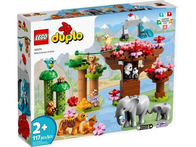 Building blocks for making merry - go - round models LEGO DUPLO 10974 Wild Animals of Asia Building blocks for making merry - go - round models LEGO DUPLO 10974 Wild Animals of Asia