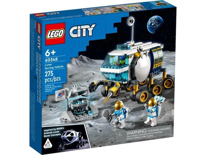 Building blocks for making doll - house models LEGO CITY 60348 Lunar Roving Vehicle Building blocks for making doll - house models LEGO CITY 60348 Lunar Roving Vehicle