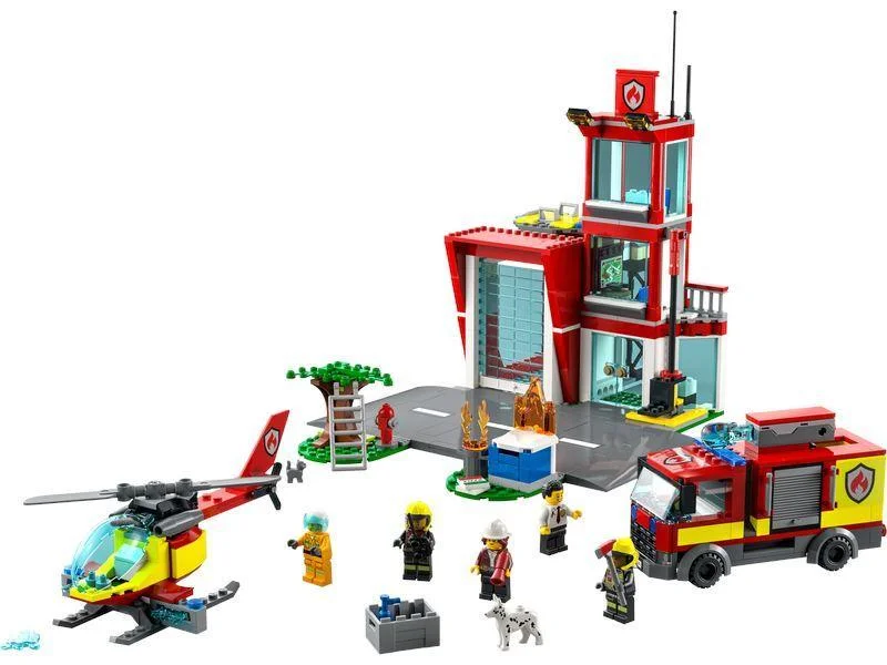 Eco - friendly bamboo building blocks for sustainable play LEGO CITY 60320 Fire Station Playset Eco - friendly bamboo building blocks for sustainable play LEGO CITY 60320 Fire Station Playset