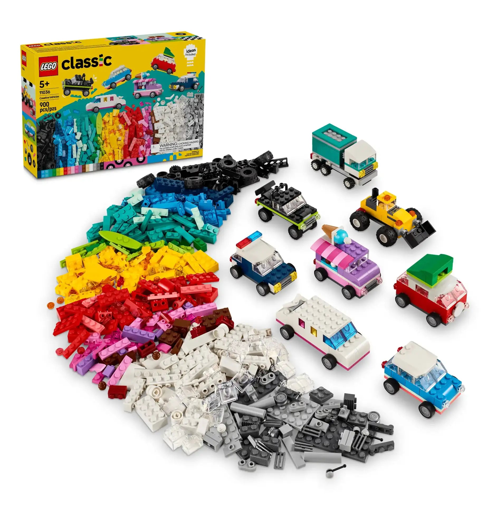 Building blocks for making windmill models​ LEGO CLASSIC 11036 Creative Vehicles