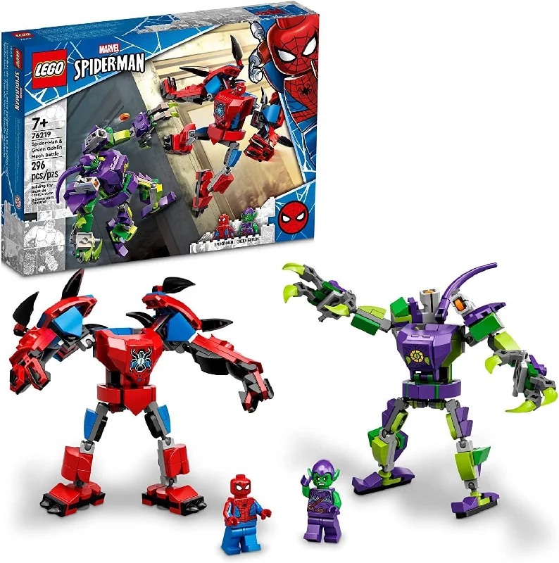 Ocean - themed building blocks with sea creature pieces LEGO SPIDER-MAN 76219 Spider-Man & Green Goblin Mech Battle Ocean - themed building blocks with sea creature pieces LEGO SPIDER-MAN 76219 Spider-Man & Green Goblin Mech Battle