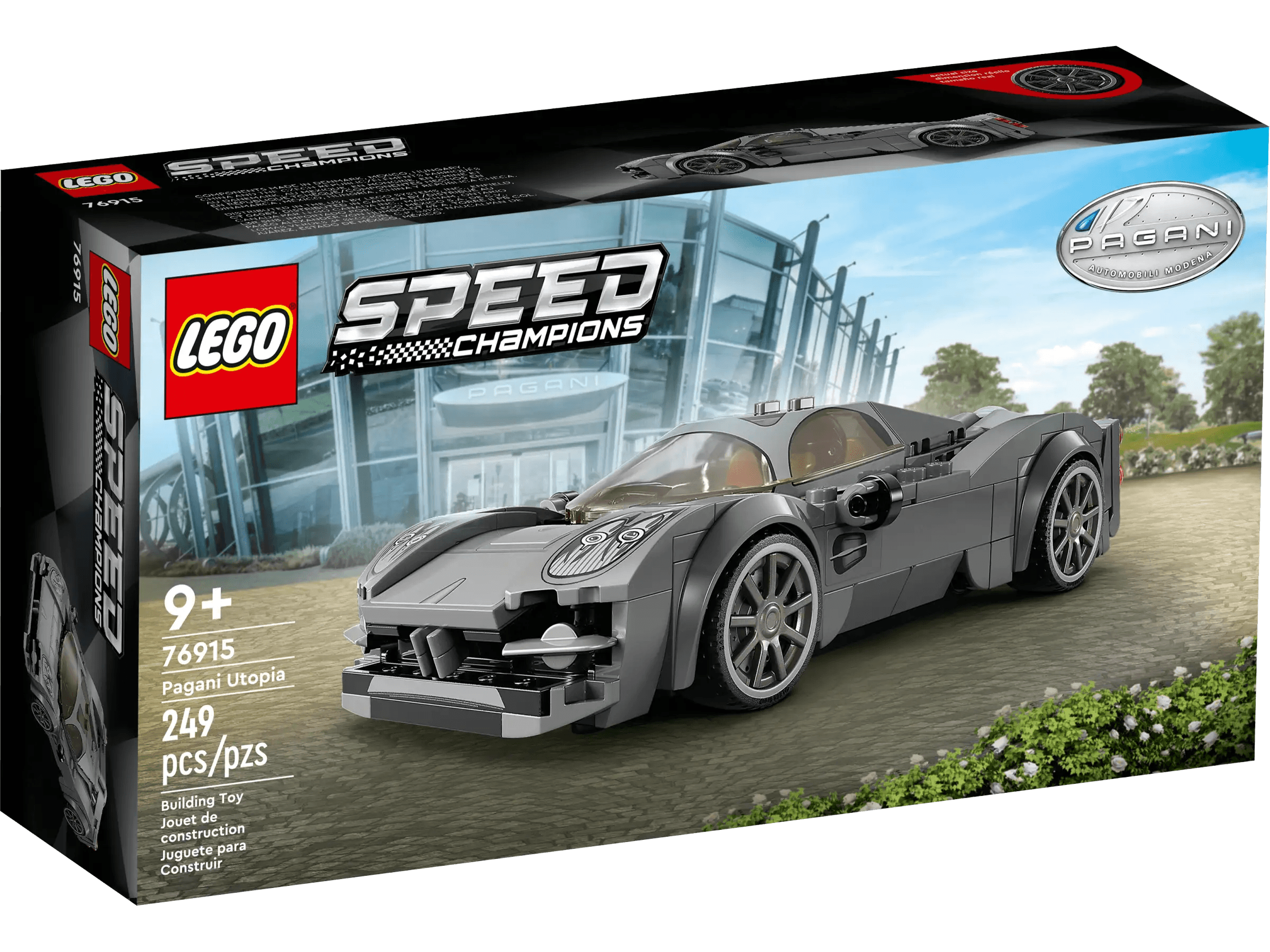 Building blocks made of recycled materials for environmental awareness LEGO 76915 Speed Champions Pagani Utopia Building blocks made of recycled materials for environmental awareness LEGO 76915 Speed Champions Pagani Utopia