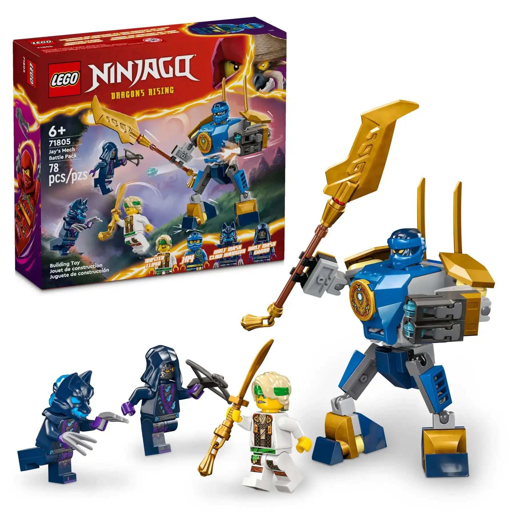 Building blocks for making Ferris - wheel models LEGO NINJAGO 71805 Jay's Mech Battle Pack Building blocks for making Ferris - wheel models LEGO NINJAGO 71805 Jay's Mech Battle Pack