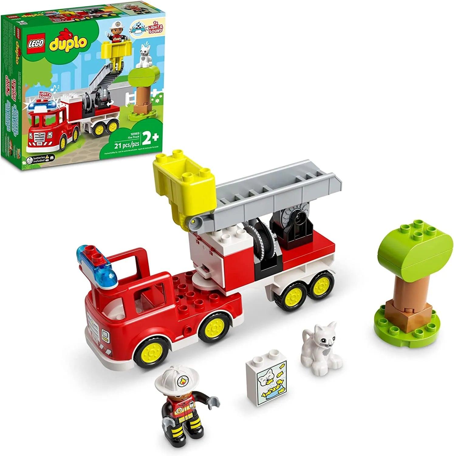 Building blocks for creating bridges and viaducts​ LEGO DUPLO 10969 Fire Truck
