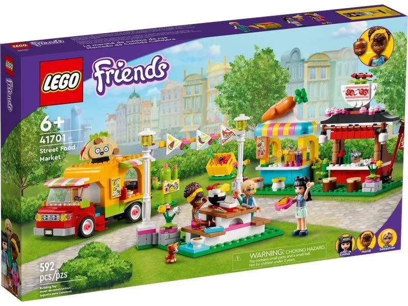Building blocks for creating dinosaur habitats LEGO FRIENDS 41701 Street Food Market Building blocks for creating dinosaur habitats LEGO FRIENDS 41701 Street Food Market