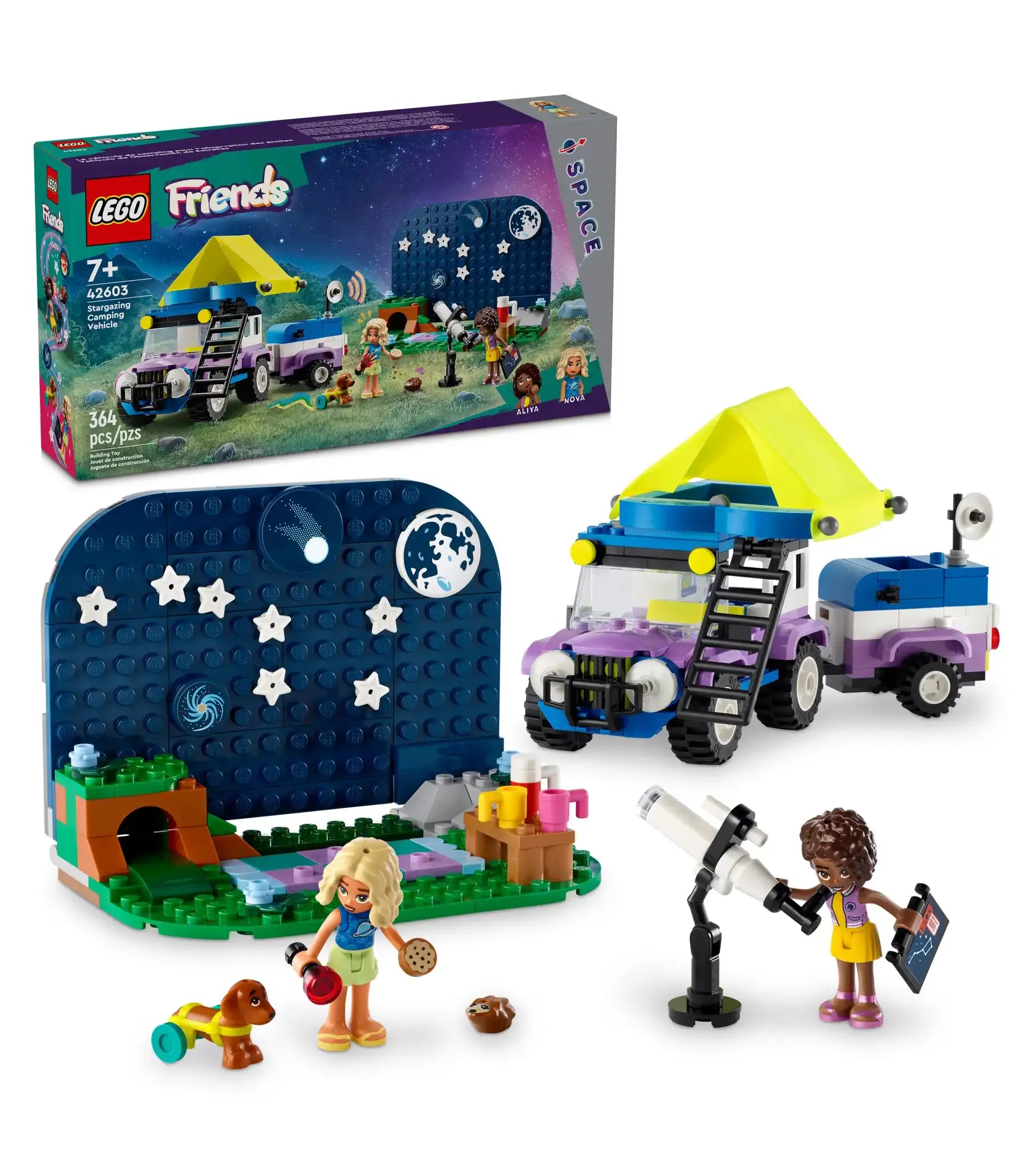 Building blocks for making fort models LEGO FRIENDS 42603 Stargazing Camping Vehicle Building blocks for making fort models LEGO FRIENDS 42603 Stargazing Camping Vehicle