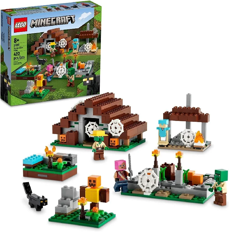 Art - inspired building blocks with painted designs LEGO MINECRAFT 21190 The Abandoned Village Art - inspired building blocks with painted designs LEGO MINECRAFT 21190 The Abandoned Village