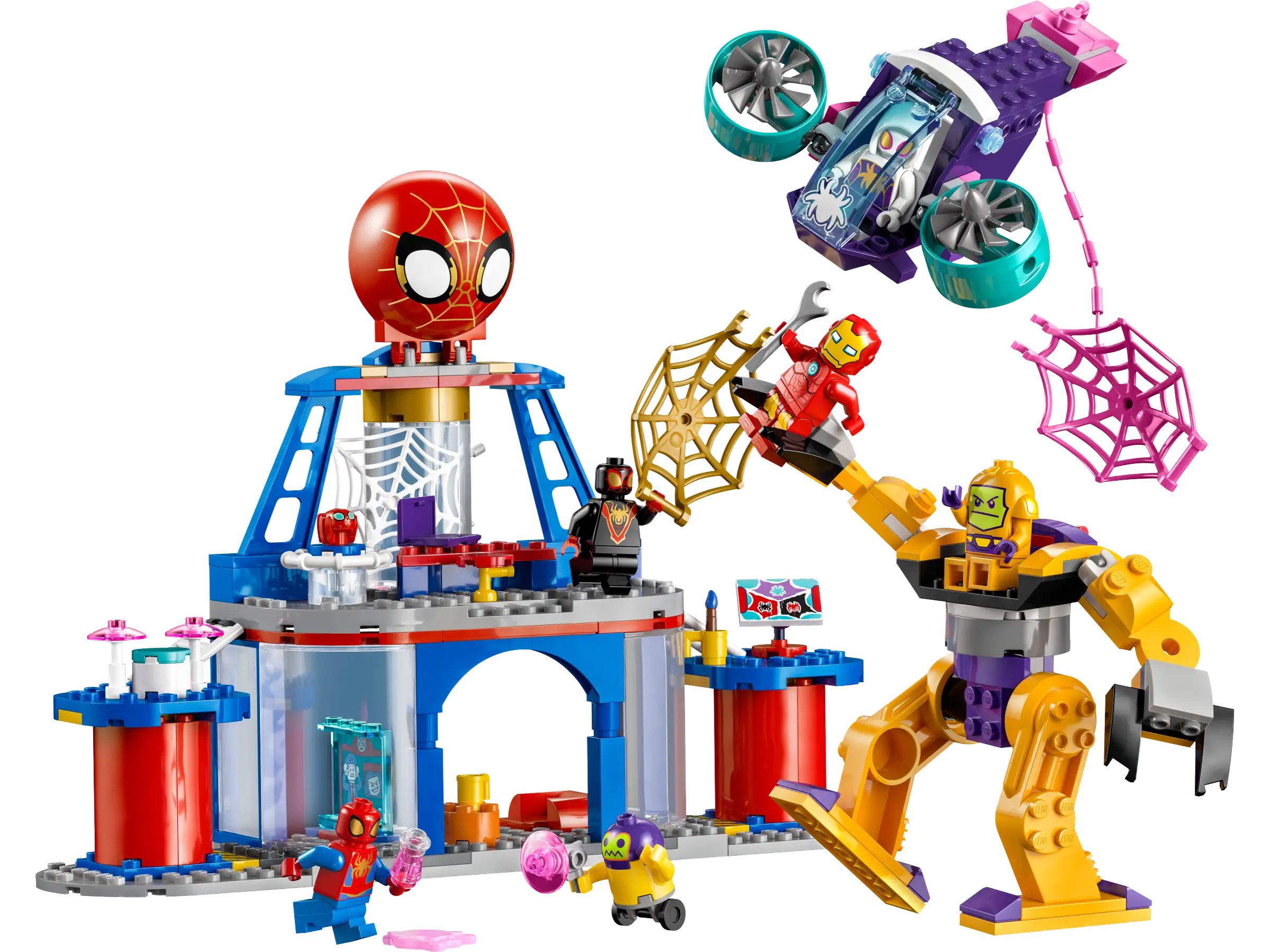 Christmas - themed building blocks for holiday play LEGO MARVEL SPIDERMAN 10794 Team Spidey Web Spinner Headquarters Christmas - themed building blocks for holiday play LEGO MARVEL SPIDERMAN 10794 Team Spidey Web Spinner Headquarters