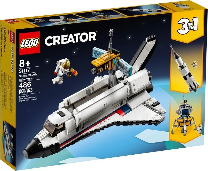 Building blocks for making windmill models LEGO CREATOR 3in1 31117 Space Shuttle Adventure Building Set Building blocks for making windmill models LEGO CREATOR 3in1 31117 Space Shuttle Adventure Building Set