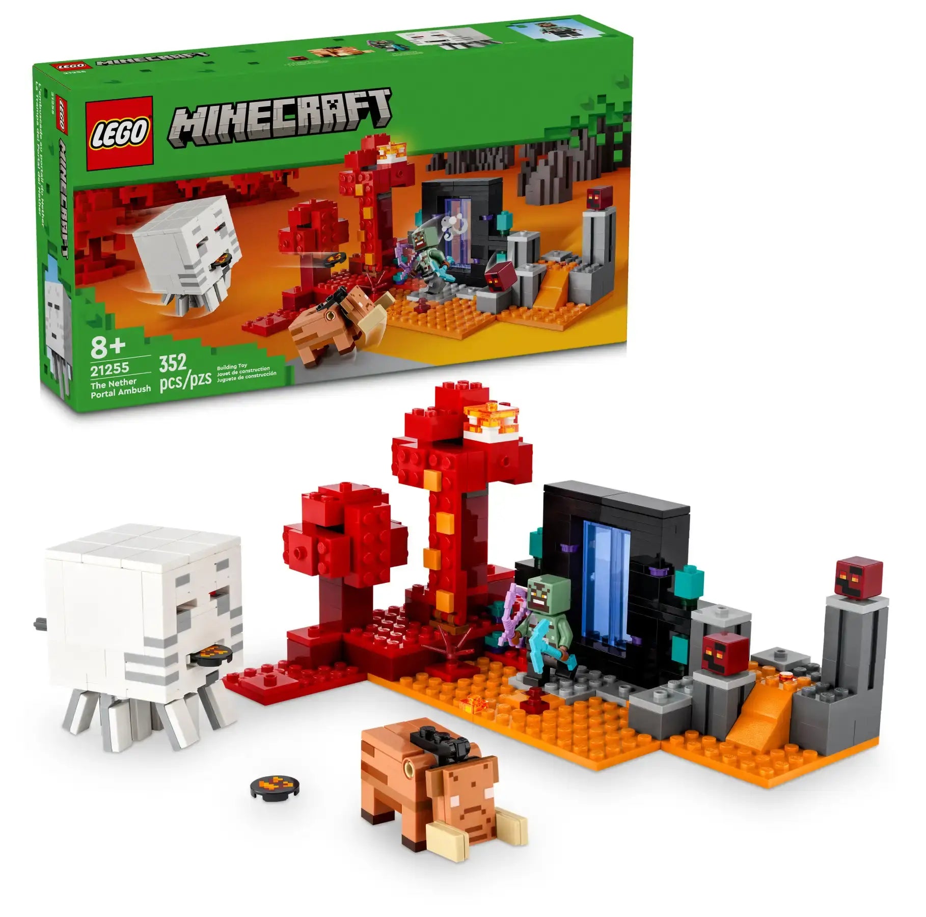 Building blocks for making hospital models LEGO MINECRAFT 21255 Ambush at the Nether Portal Building blocks for making hospital models LEGO MINECRAFT 21255 Ambush at the Nether Portal