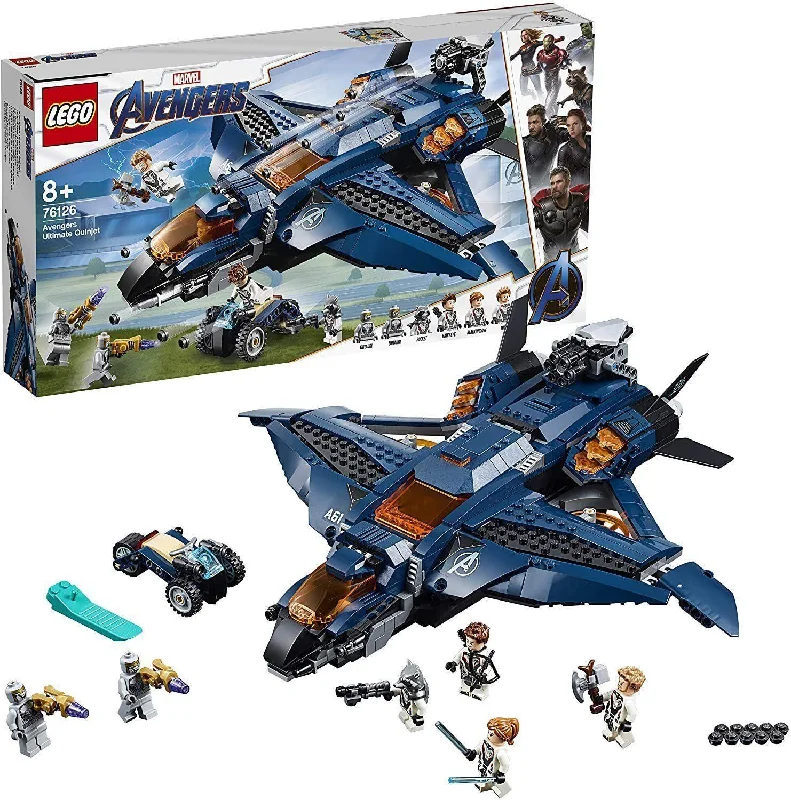 Building blocks for making museum models LEGO 76126 MARVEL Avengers Ultimate Quinjet Plane Building blocks for making museum models LEGO 76126 MARVEL Avengers Ultimate Quinjet Plane