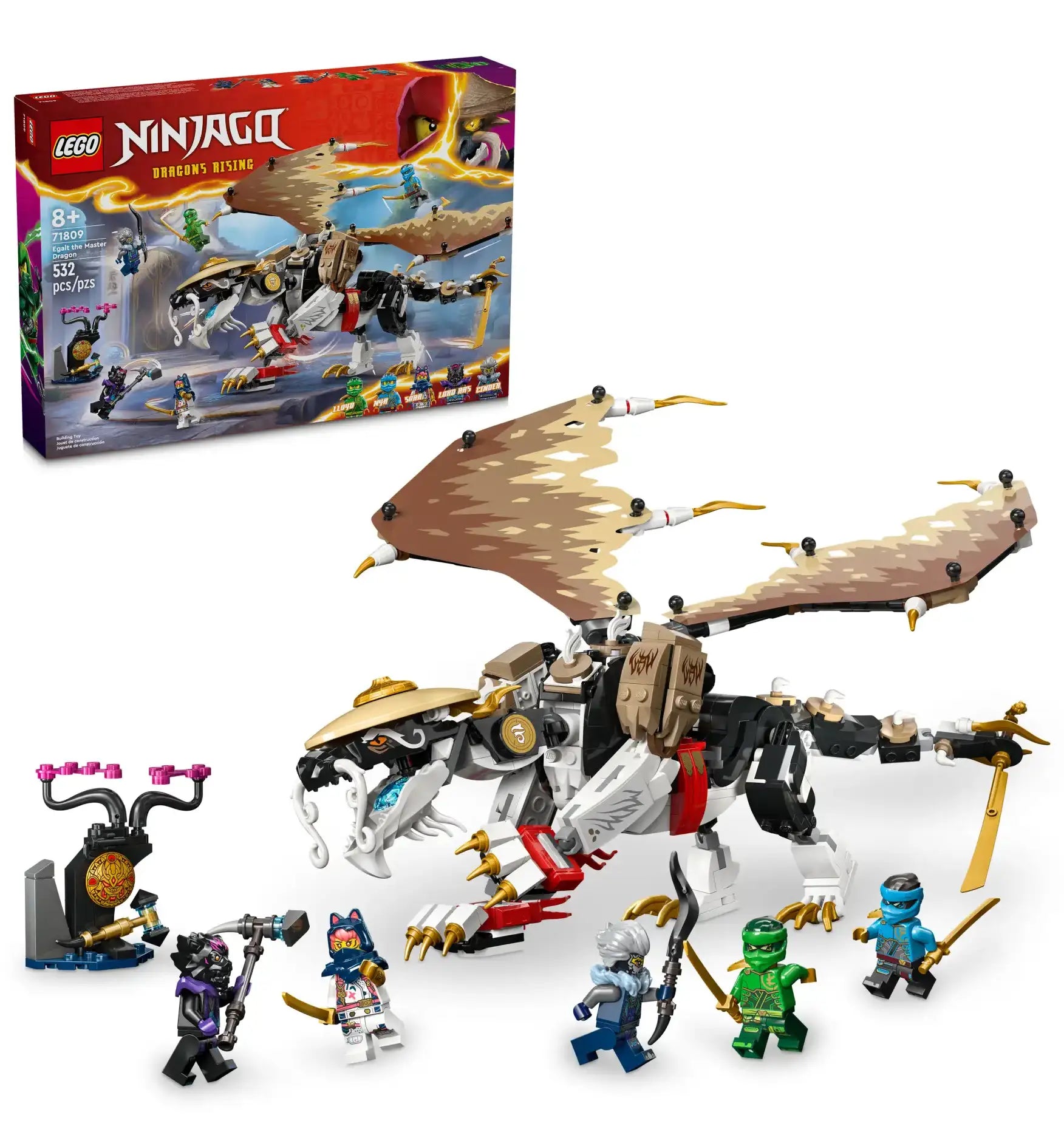 Building blocks for making arcade - game models LEGO NINJAGO 71809 Egalt the Master Dragon Building blocks for making arcade - game models LEGO NINJAGO 71809 Egalt the Master Dragon