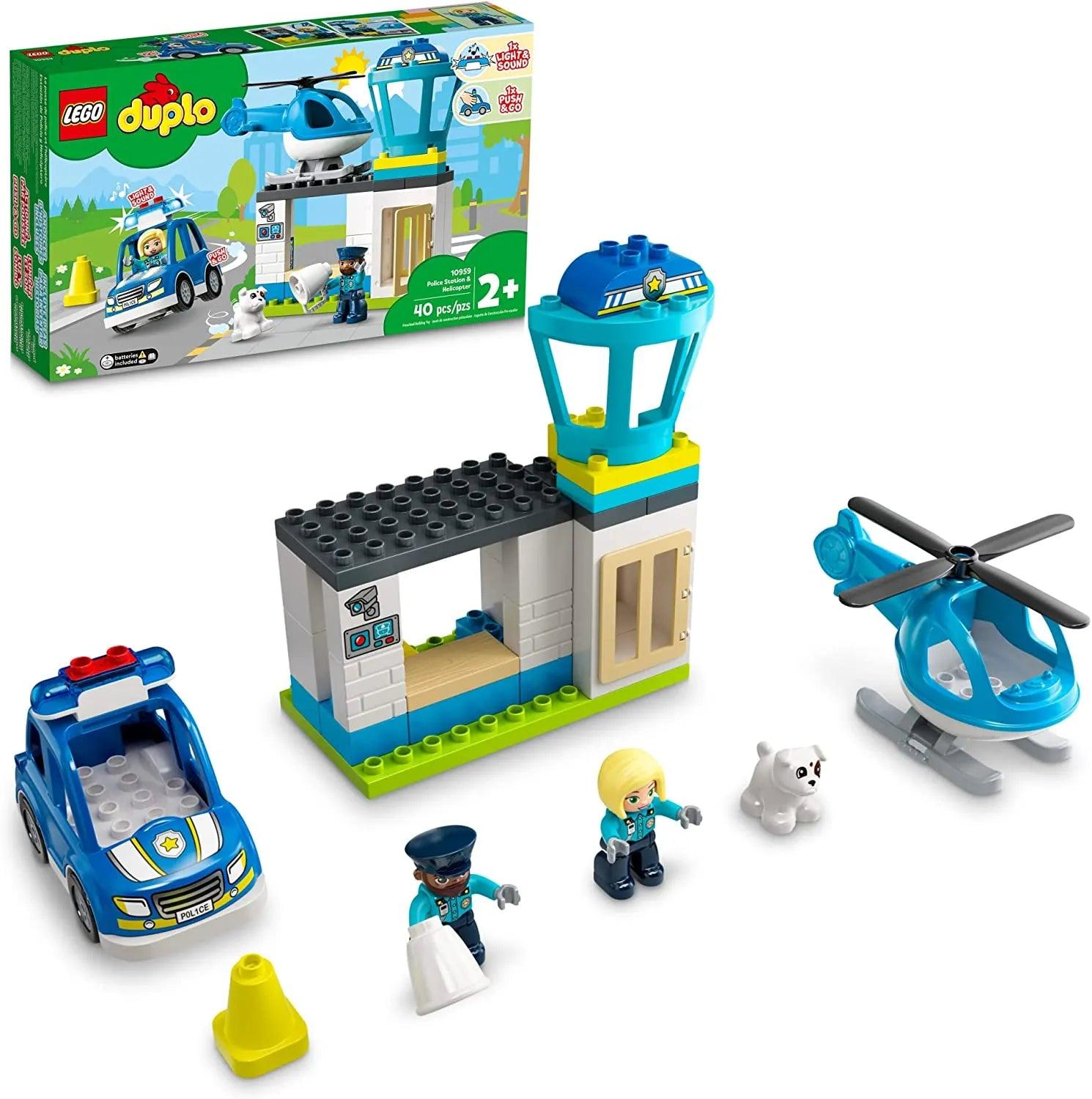 Beach - themed building blocks for summer fun LEGO DUPLO 10959 Police Station & Helicopter Beach - themed building blocks for summer fun LEGO DUPLO 10959 Police Station & Helicopter