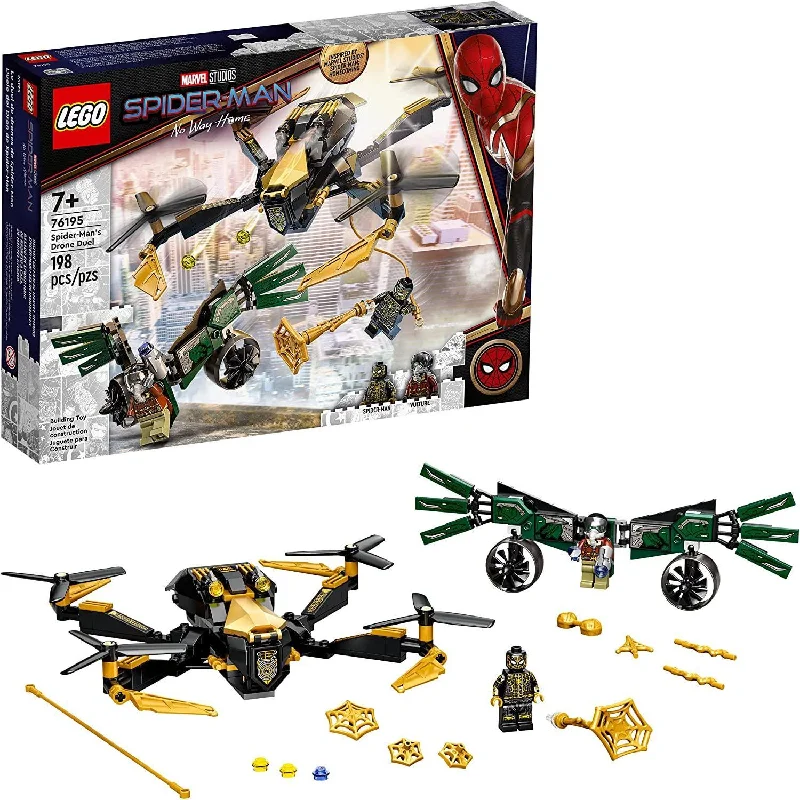 Transparent building blocks for creating see - through structures LEGO STAR WARS 76195 Spider-Man’s Drone Duel Building Kit Transparent building blocks for creating see - through structures LEGO STAR WARS 76195 Spider-Man’s Drone Duel Building Kit