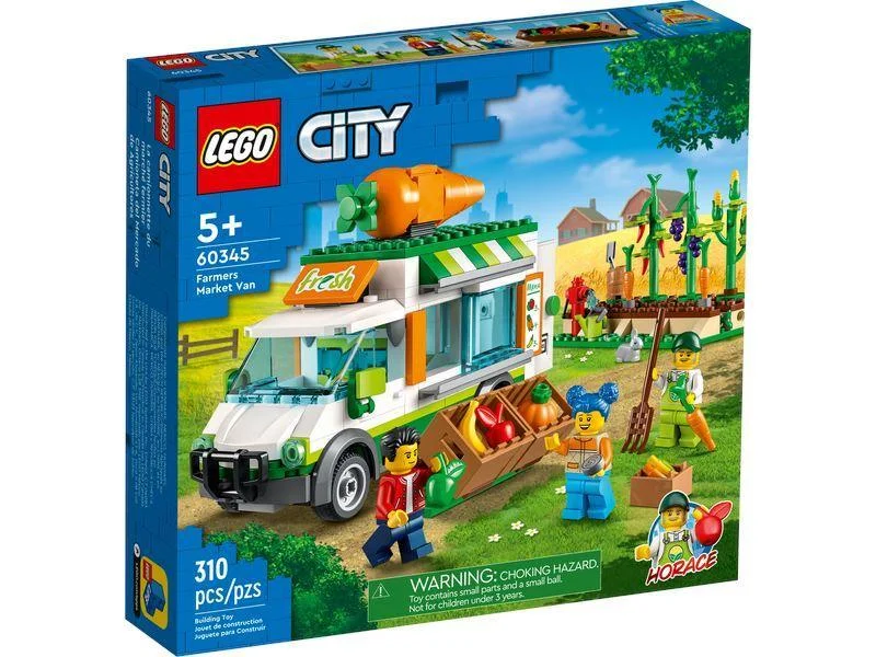 Building blocks for making stadium models LEGO CITY 60345 Farmers Market Van Food Truck Farm Toy Set Building blocks for making stadium models LEGO CITY 60345 Farmers Market Van Food Truck Farm Toy Set