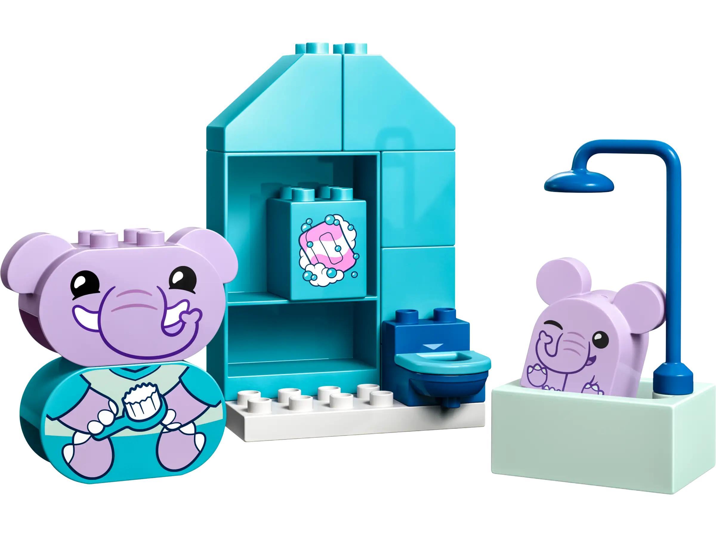 Building blocks for making circus - themed structures LEGO DUPLO 10413 Daily Routines: Bathing Building blocks for making circus - themed structures LEGO DUPLO 10413 Daily Routines: Bathing