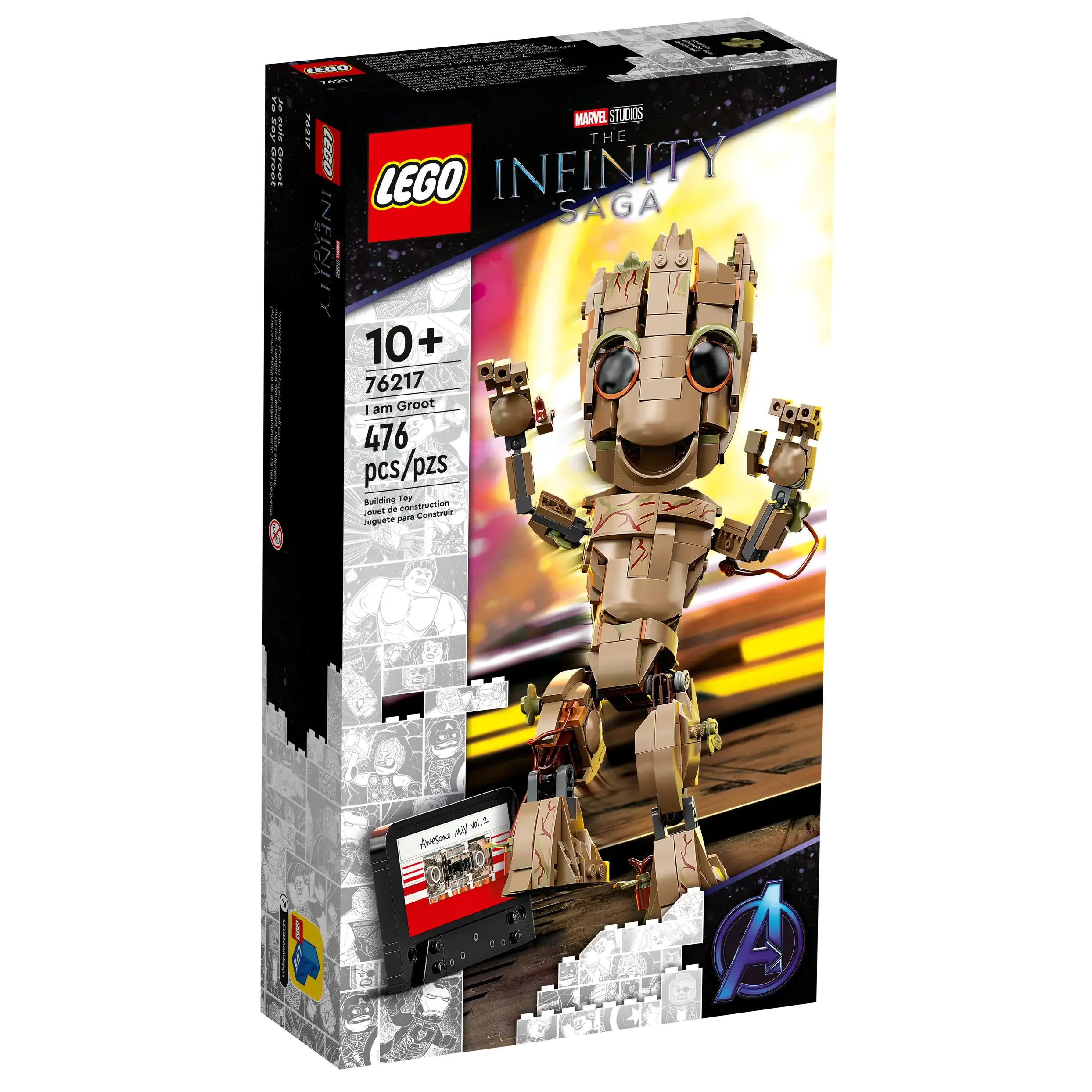 Building blocks for making architectural models LEGO MARVEL Super Heroes 76217 I am Groot Building blocks for making architectural models LEGO MARVEL Super Heroes 76217 I am Groot