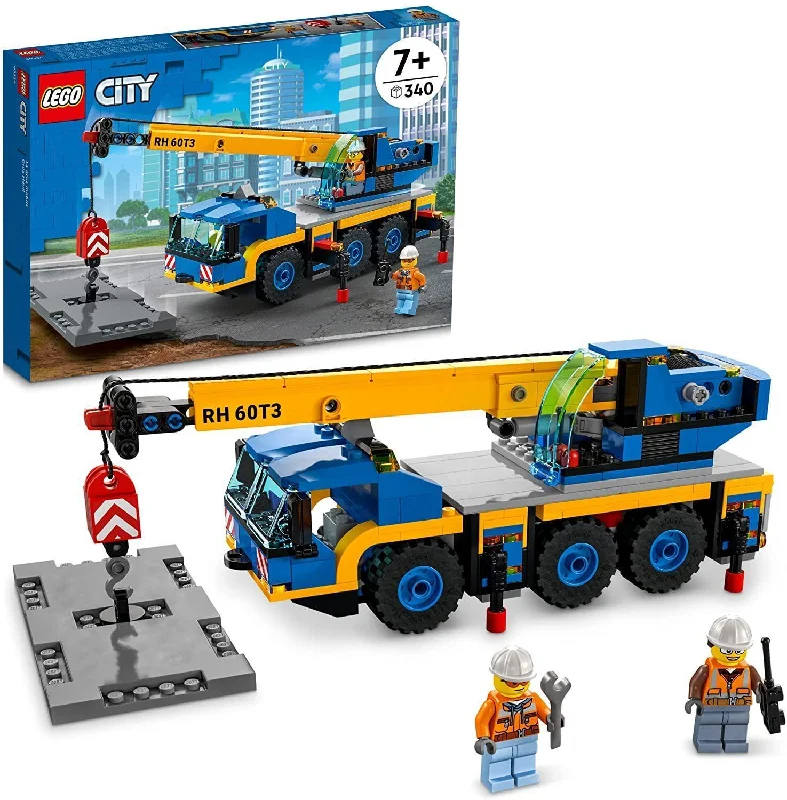 Building blocks with magnetic connectors for easy assembly LEGO CITY 60324 Mobile Crane Building blocks with magnetic connectors for easy assembly LEGO CITY 60324 Mobile Crane