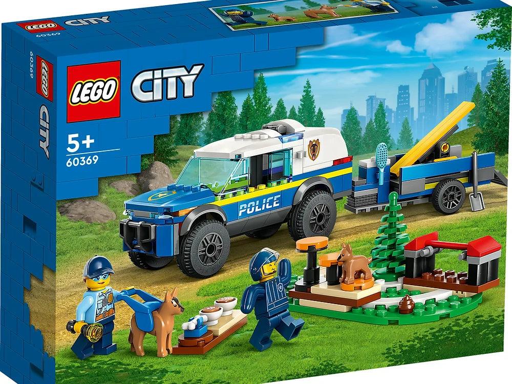Building blocks for making fort models​ LEGO CITY 60369 Mobile Police Dog Training