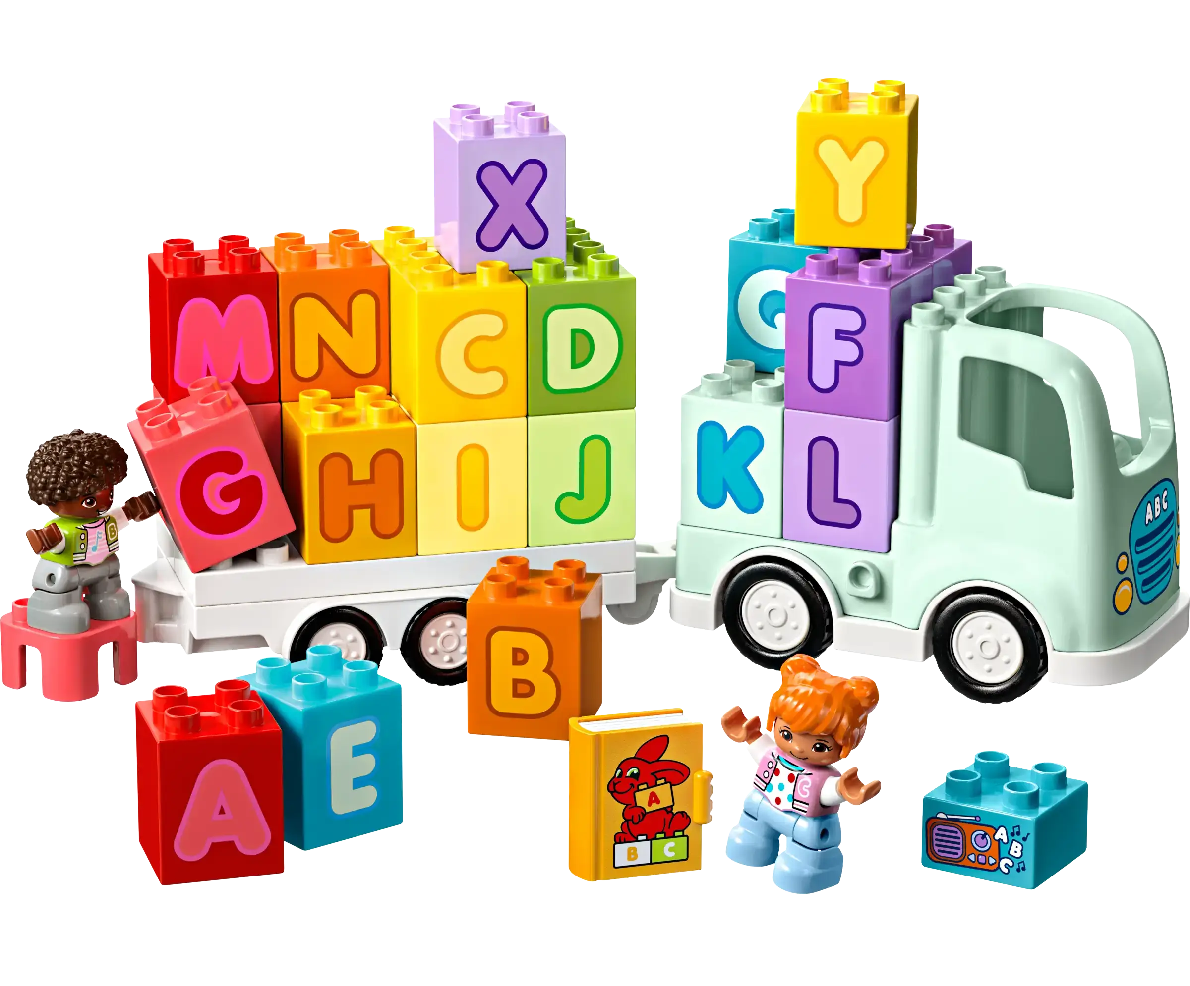 Building blocks for making airport models​ LEGO DUPLO 10421 ABC Trucks