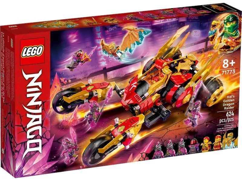 Building blocks for making train - station models LEGO NINJAGO 71773 Kai’s Golden Dragon Raider Building blocks for making train - station models LEGO NINJAGO 71773 Kai’s Golden Dragon Raider