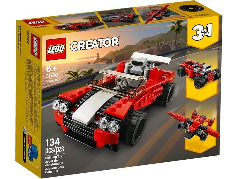 Building blocks for making lighthouse models LEGO CREATOR 3in1 31100 Sports Car Toy Building Kit Building blocks for making lighthouse models LEGO CREATOR 3in1 31100 Sports Car Toy Building Kit