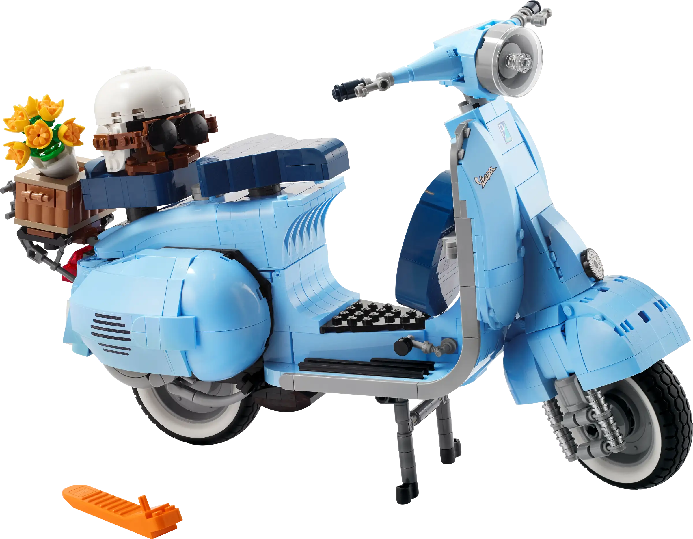 Building blocks for making puppet - house models​ LEGO ICONS 10298 Vespa 125
