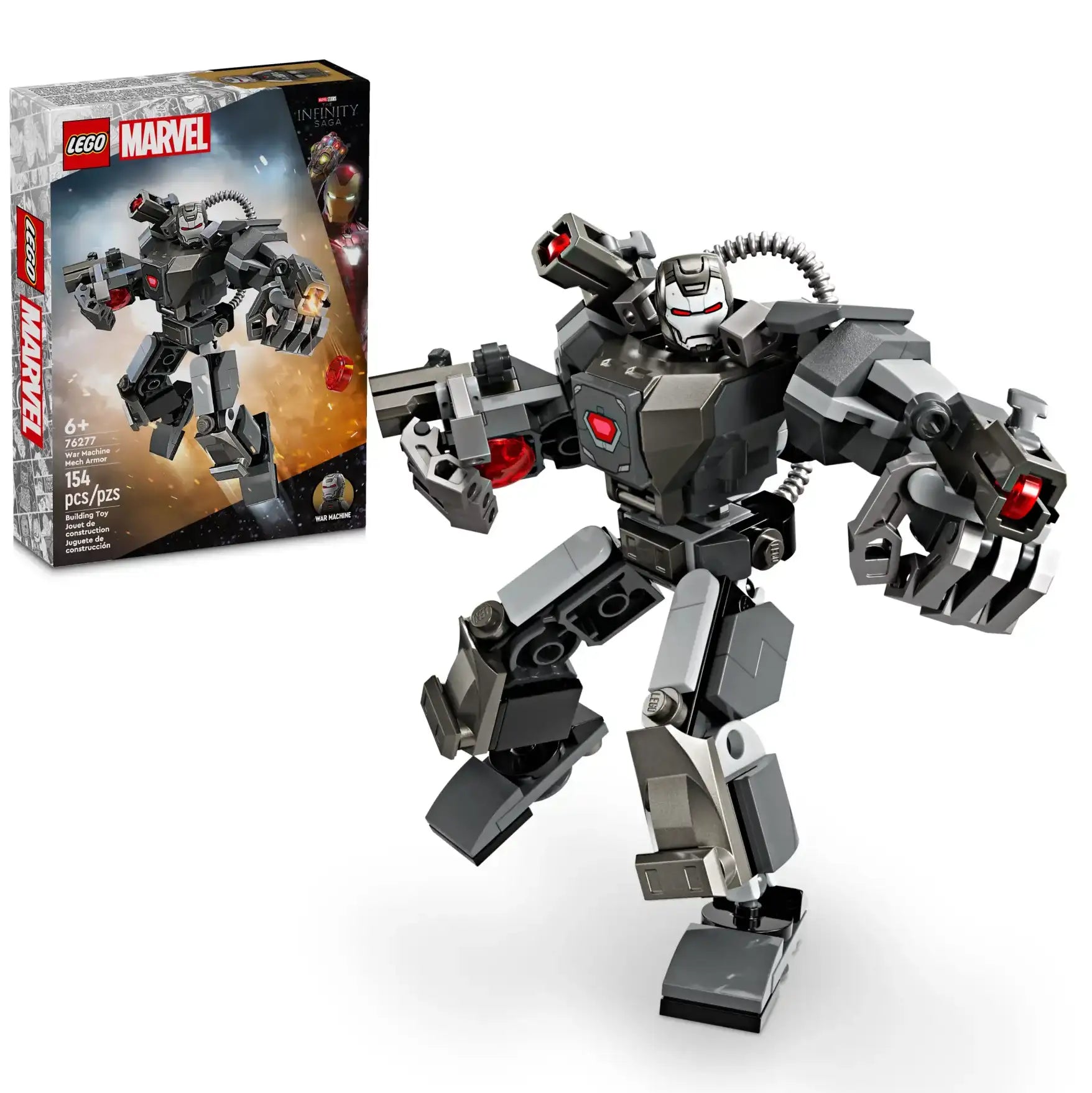 Building blocks for making puppet - theater models LEGO MARVEL 76277 War Machine Mech Armor Building blocks for making puppet - theater models LEGO MARVEL 76277 War Machine Mech Armor