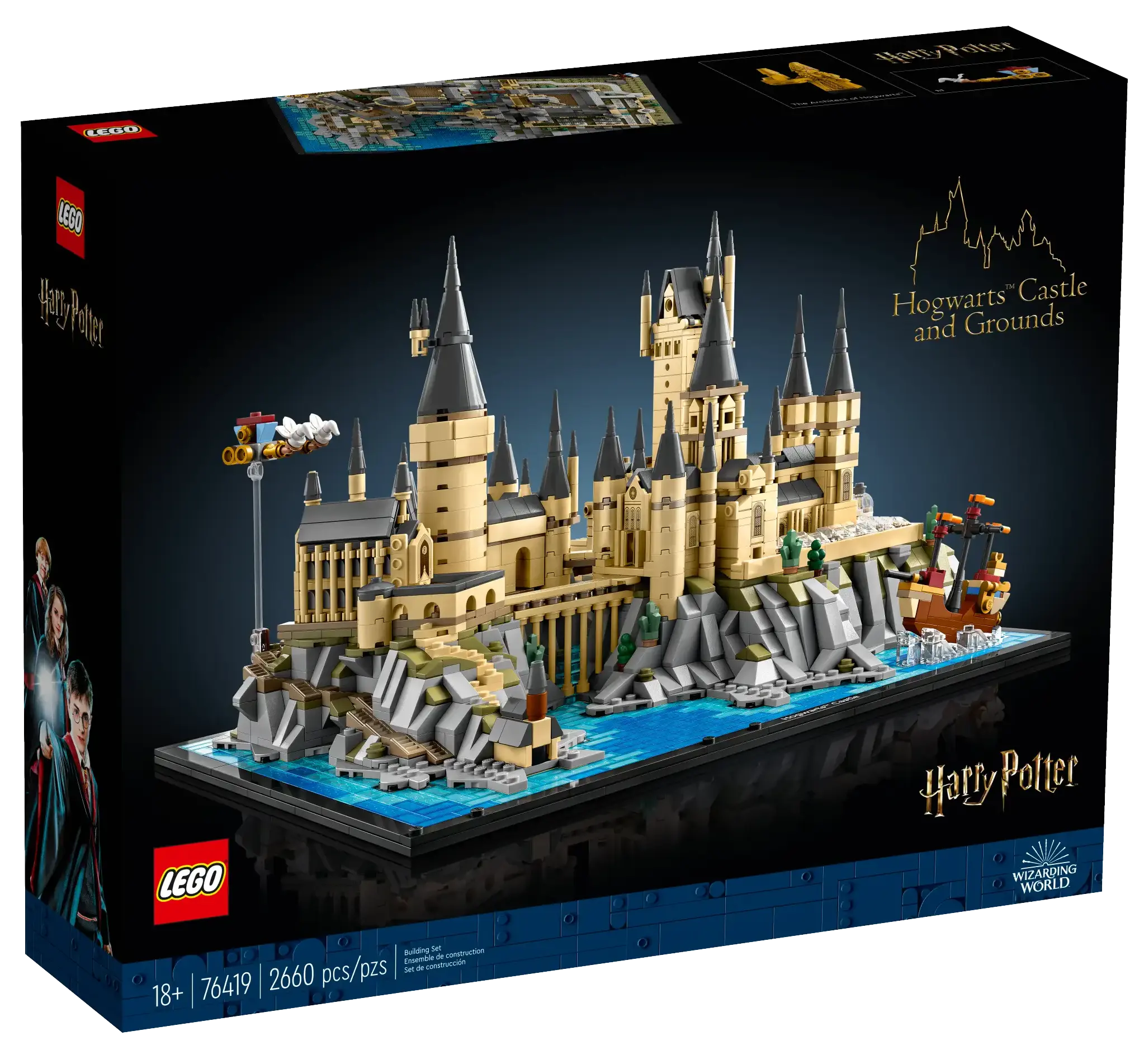 Sports - themed building blocks with ball and equipment shapes LEGO 76419 HARRY POTTER Hogwarts Castle and Grounds Sports - themed building blocks with ball and equipment shapes LEGO 76419 HARRY POTTER Hogwarts Castle and Grounds