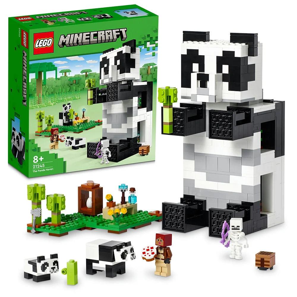 Building blocks for making airport models​ LEGO MINECRAFT 21245 The Panda Haven
