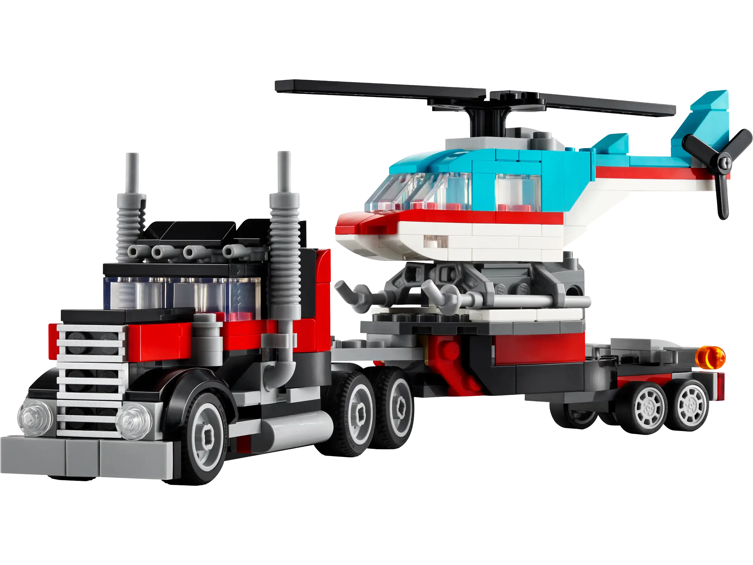 Building blocks for making stadium models LEGO CREATOR 31146 Flatbed Truck with Helicopter Building blocks for making stadium models LEGO CREATOR 31146 Flatbed Truck with Helicopter