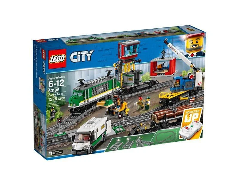 Building blocks for making puppet - theater models​ LEGO CITY 60198 Cargo Train