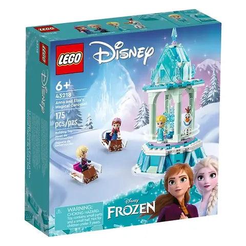 Building blocks with built - in lights for added visual appeal LEGO 43218 DISNEY Anna and Elsa's Magical Carousel Building blocks with built - in lights for added visual appeal LEGO 43218 DISNEY Anna and Elsa's Magical Carousel