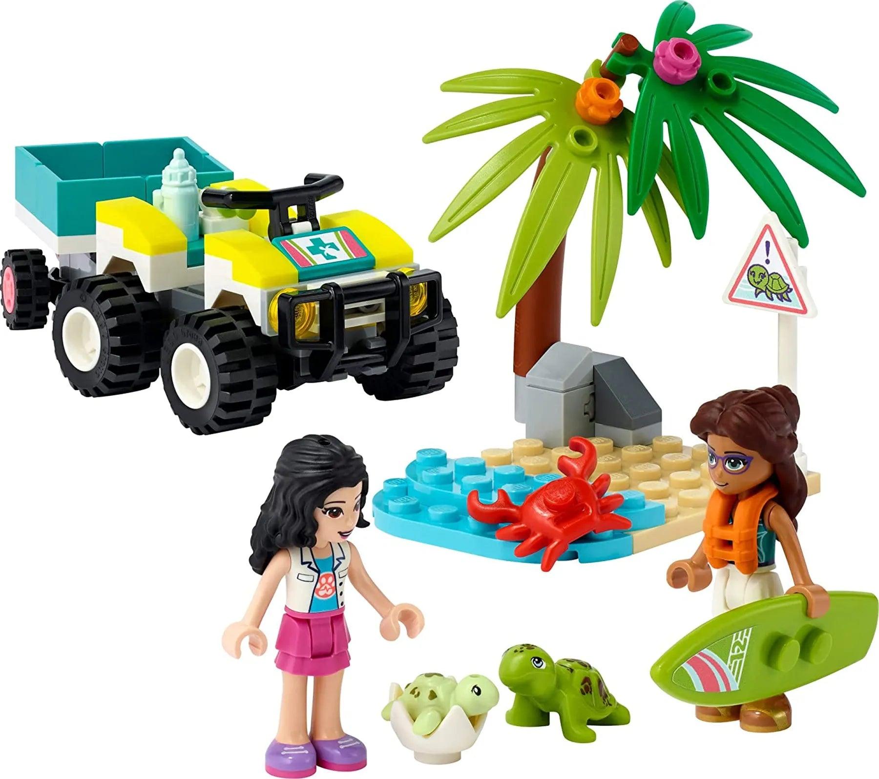 Building blocks for making hot - air - balloon models LEGO FRIENDS 41697 Turtle Protection Vehicle Building blocks for making hot - air - balloon models LEGO FRIENDS 41697 Turtle Protection Vehicle