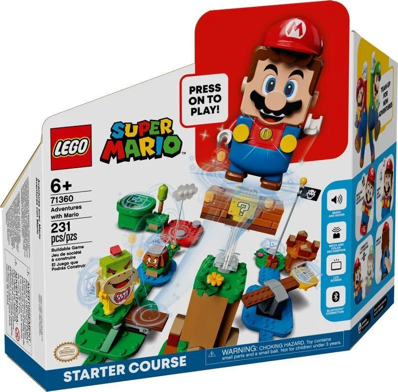 Eco - friendly bamboo building blocks for sustainable play LEGO SUPER MARIO 71360 Super Mario Adventures with Mario Starter Course Eco - friendly bamboo building blocks for sustainable play LEGO SUPER MARIO 71360 Super Mario Adventures with Mario Starter Course