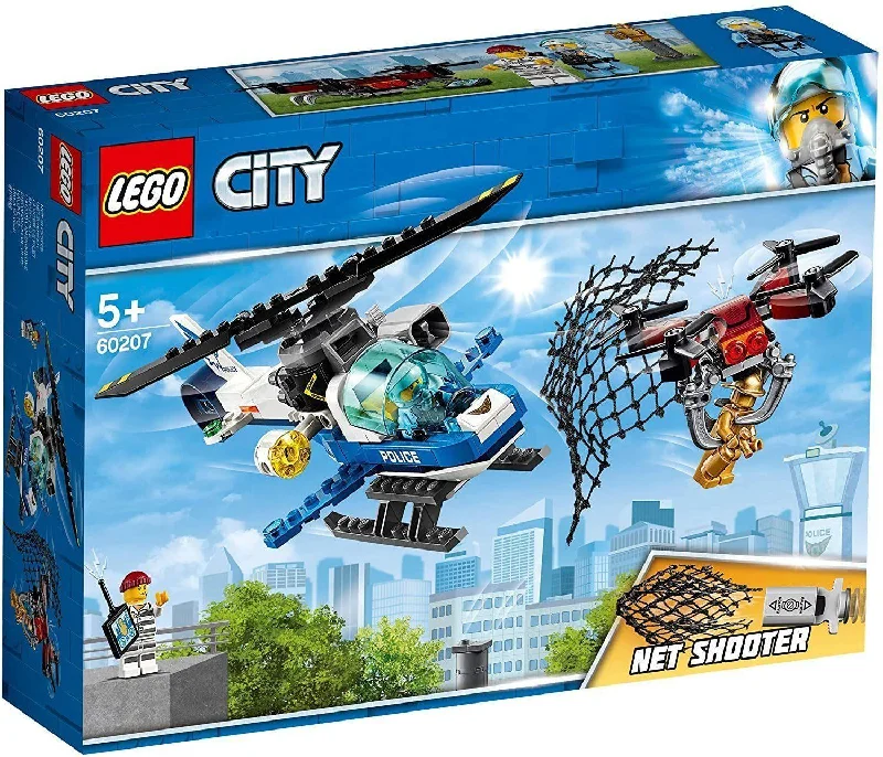Building blocks for making pirate - ship models LEGO 60207 CITY Police Sky Police Drone Chase Helicopter Building blocks for making pirate - ship models LEGO 60207 CITY Police Sky Police Drone Chase Helicopter