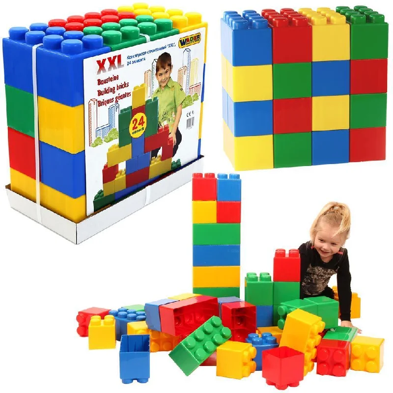 Building blocks for making bridge - tunnel models MEGA Classic Large XXL Building Blocks - 24 Pieces Building blocks for making bridge - tunnel models MEGA Classic Large XXL Building Blocks - 24 Pieces