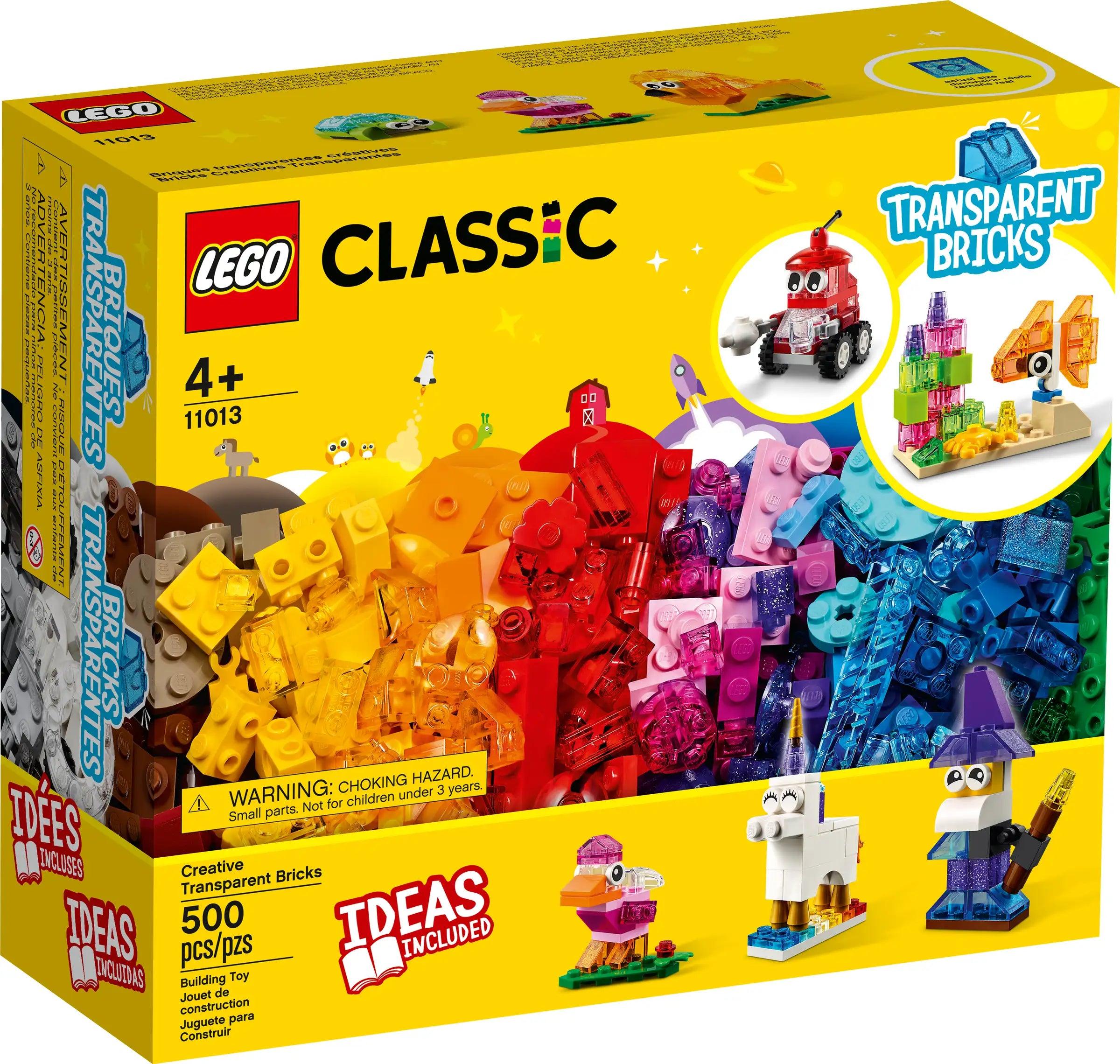 Building blocks sets for group activities in classrooms LEGO 11013 CLASSIC Creative Transparent Bricks Building blocks sets for group activities in classrooms LEGO 11013 CLASSIC Creative Transparent Bricks