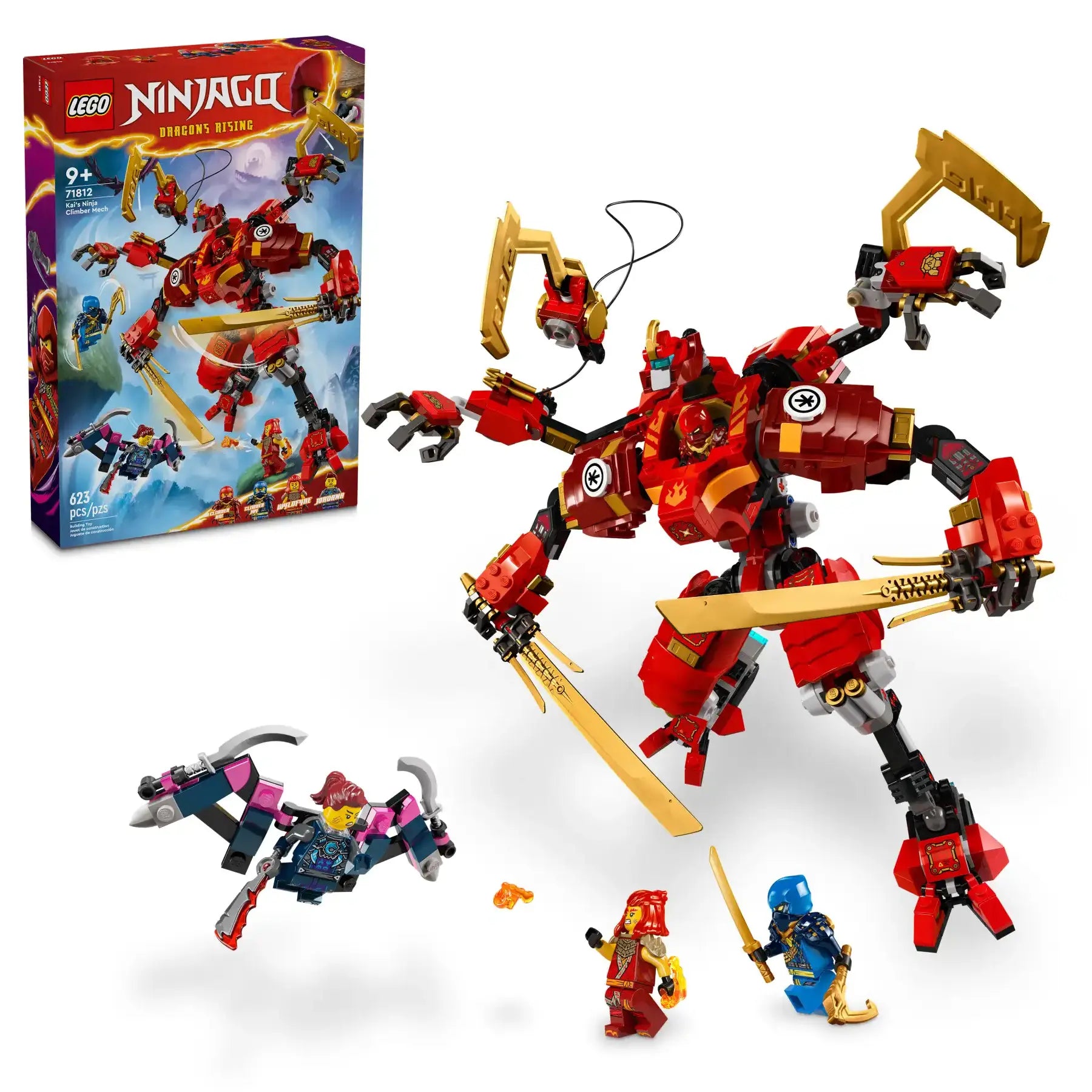 Fantasy - world building blocks with mythical creatures LEGO NINJAGO 71812 Kai's Ninja Climber Mech Fantasy - world building blocks with mythical creatures LEGO NINJAGO 71812 Kai's Ninja Climber Mech