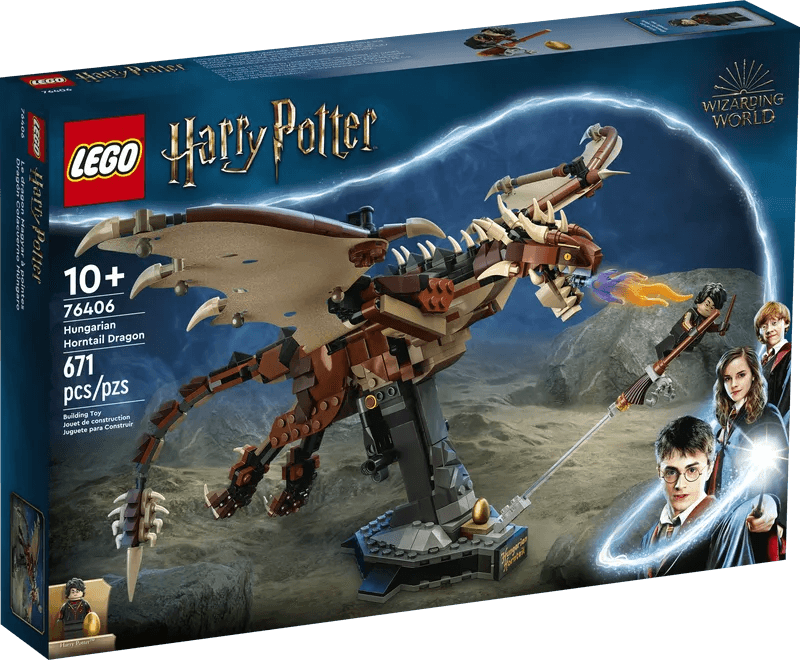 Building blocks for making toy - store models LEGO HARRY POTTER 76406 Hungarian Horntail Dragon Building blocks for making toy - store models LEGO HARRY POTTER 76406 Hungarian Horntail Dragon