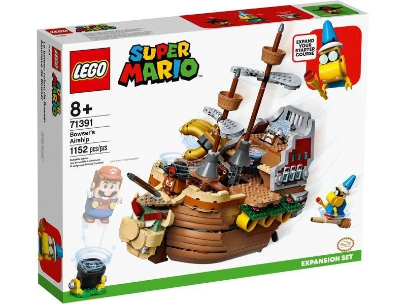 Stackable building blocks for toddlers to develop motor skills LEGO SUPER MARIO 71391 Bowser’s Airship Expansion Set Stackable building blocks for toddlers to develop motor skills LEGO SUPER MARIO 71391 Bowser’s Airship Expansion Set
