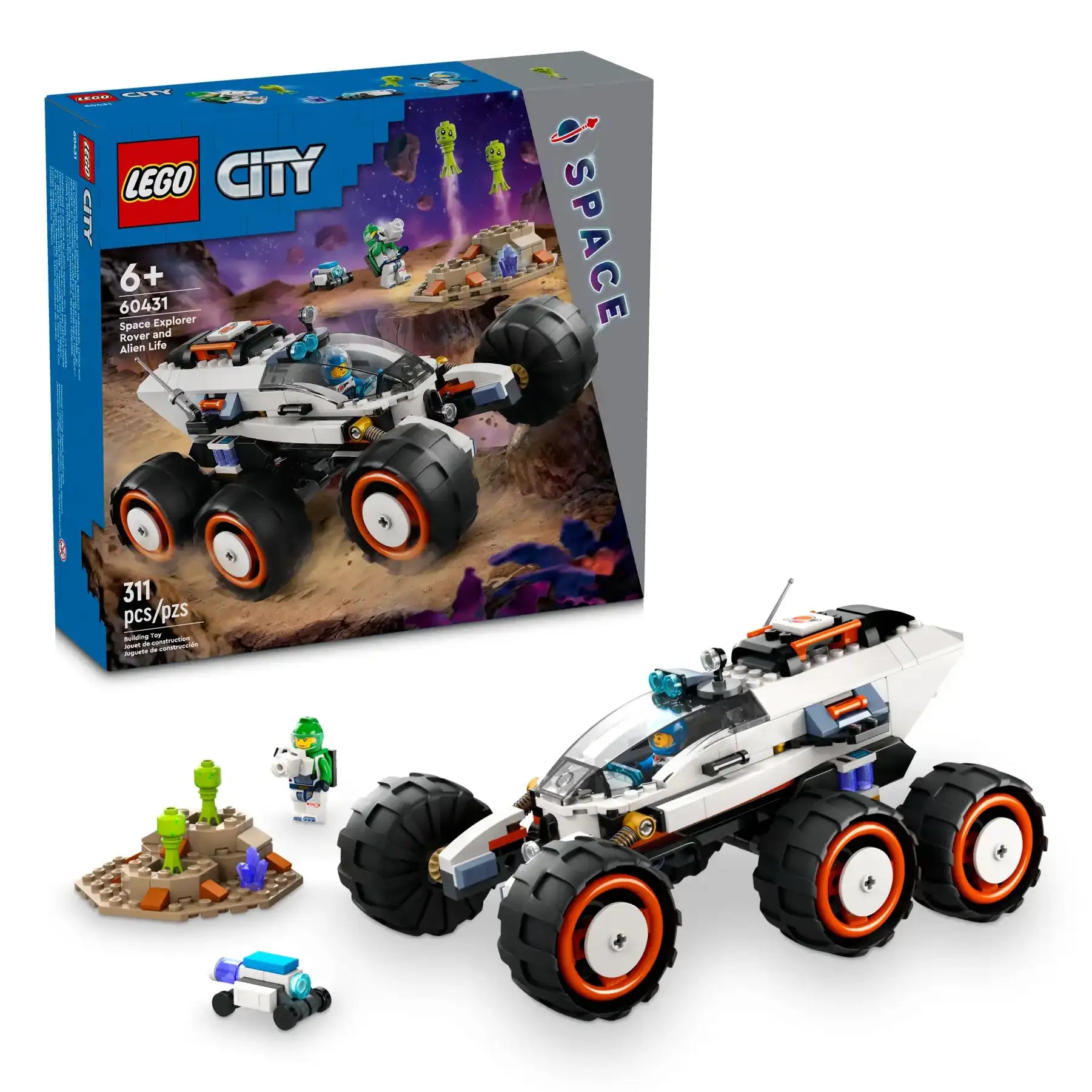 Building blocks for making merry - go - round models LEGO CITY 60431 Space Explorer Rover and Alien Life Building blocks for making merry - go - round models LEGO CITY 60431 Space Explorer Rover and Alien Life
