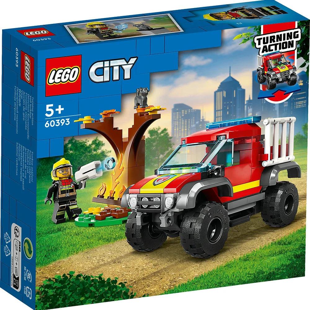 Building blocks for making water - tower models LEGO CITY 60393 4x4 Fire Truck Rescue Building blocks for making water - tower models LEGO CITY 60393 4x4 Fire Truck Rescue