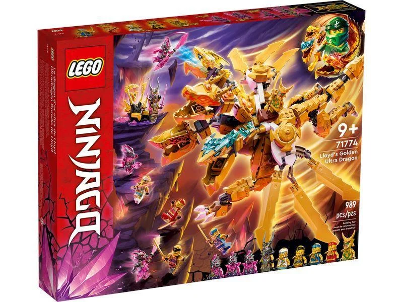 Building blocks for making bus - station models LEGO NINJAGO 71774 Lloyd’s Golden Ultra Dragon Building blocks for making bus - station models LEGO NINJAGO 71774 Lloyd’s Golden Ultra Dragon